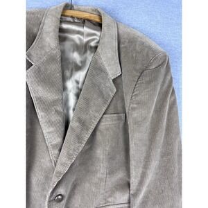 Vintage David Taylor Men's Tan Corduroy Blazer Jacket XL Retro Classic